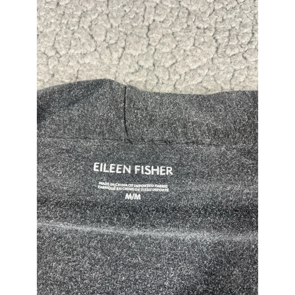 Eileen Fisher Open Front Cardigan Jacket Tencel‎ Blend Grey Women's Size Medium